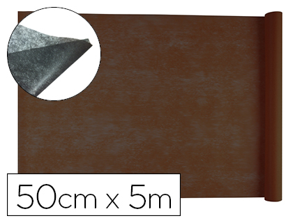 Rollo tejido sin tejer Liderpapel 25g/m² 0,5x5m. marrón